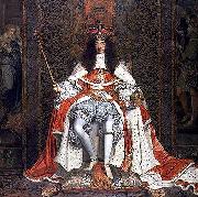 John Michael Wright Charles II of England in Coronation robes Spain oil painting artist